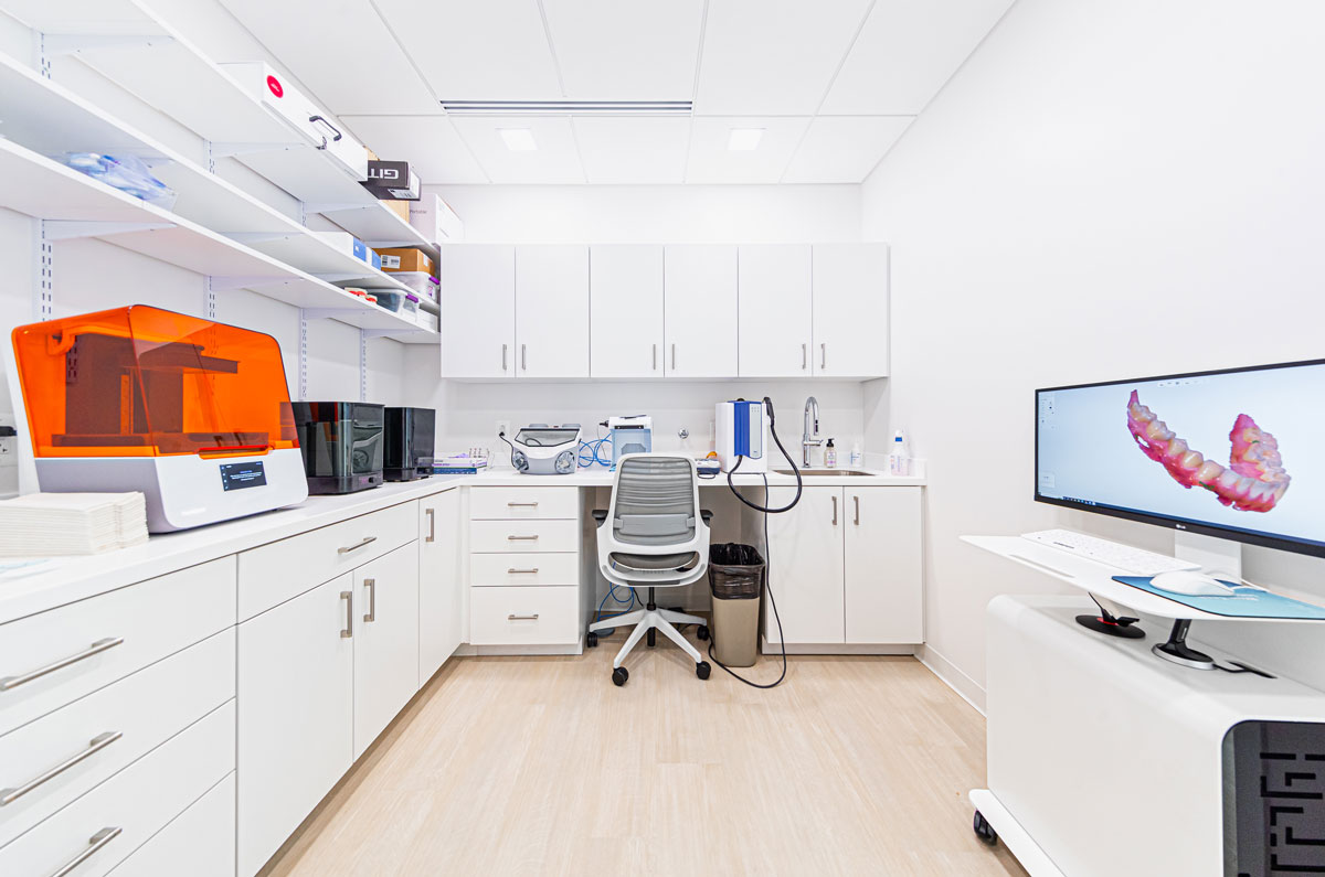 Project Dental modern dental lab with 3D scanner in Rockville, MD